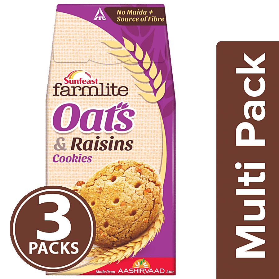 Sunfeast Farmlite Biscuit - Oats & Raisins