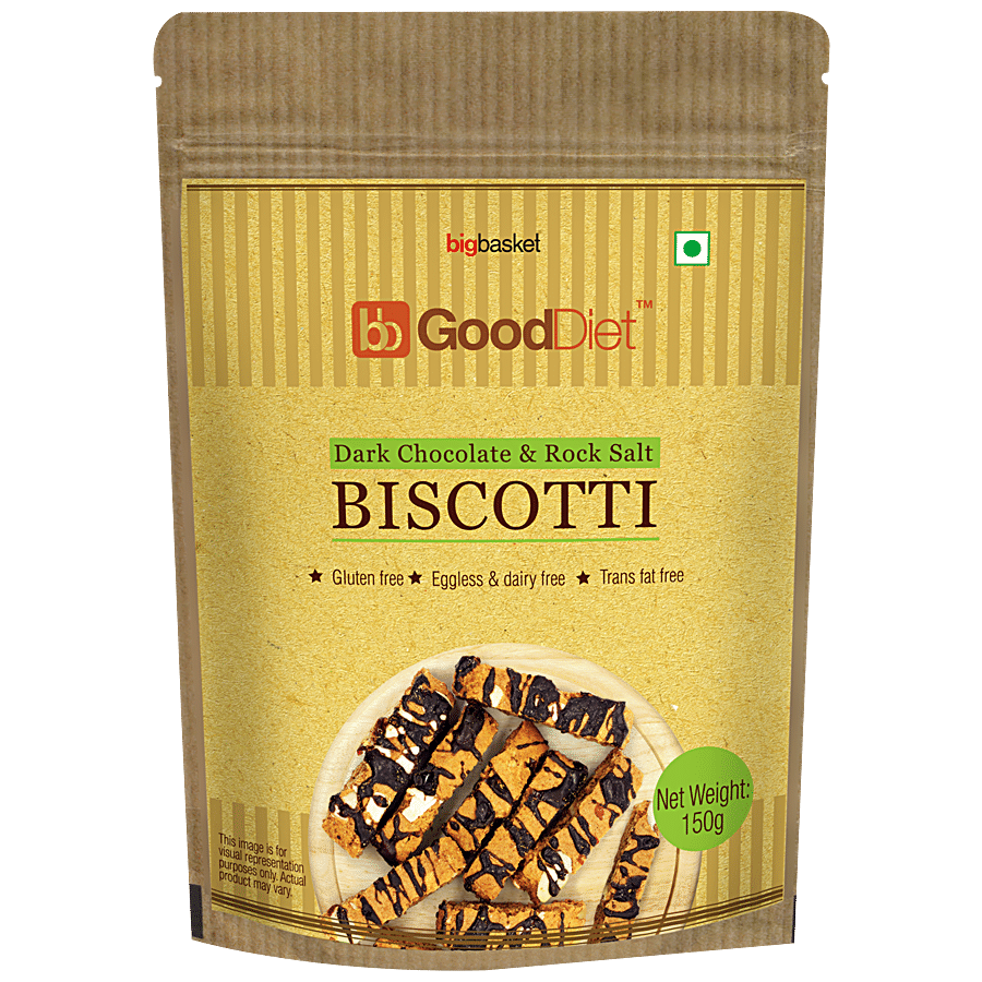 bb Gooddiet Biscotti - Dark Chocolate & Rock Salt