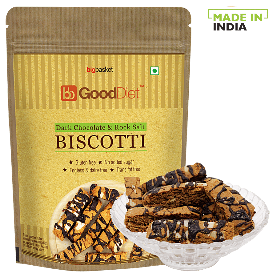 bb Gooddiet Biscotti - Dark Chocolate & Rock Salt