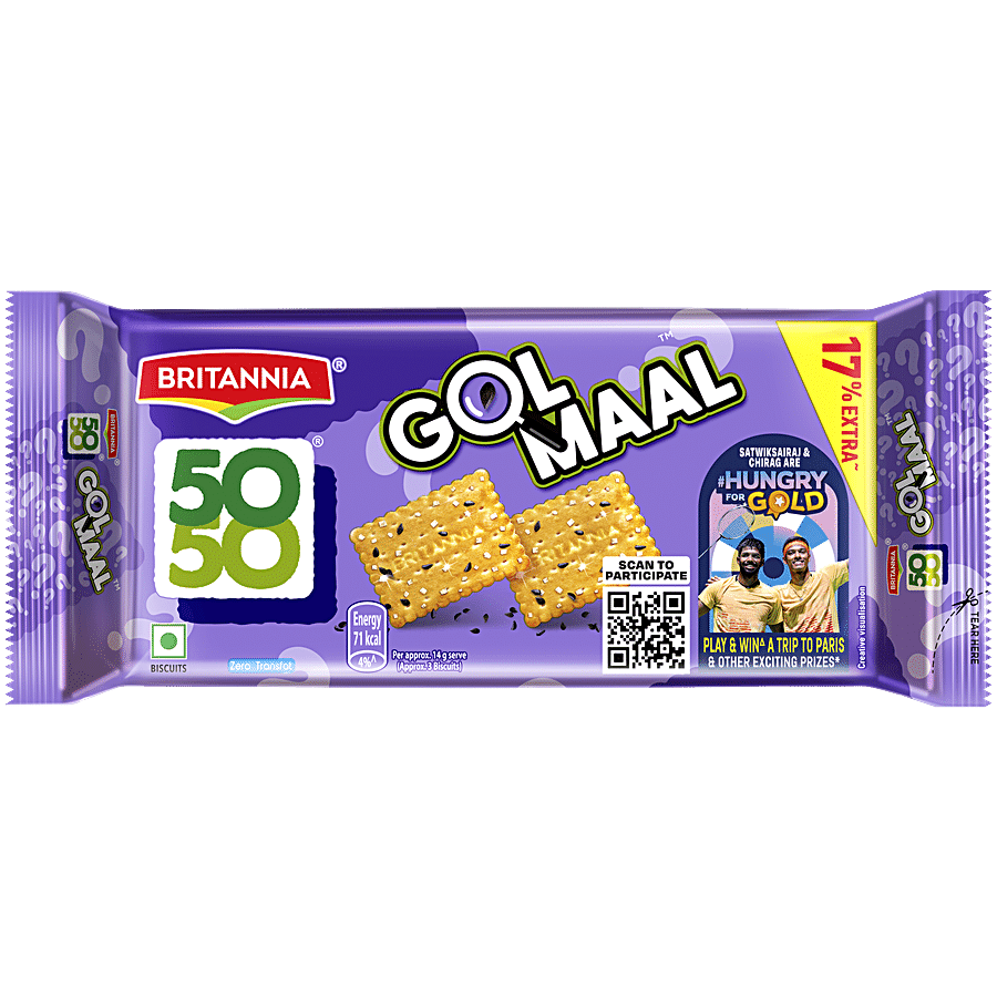 Britannia 50-50 Gol Maal Cracker