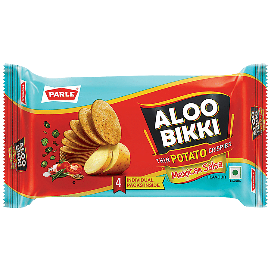 PARLE Aloo Bikki Thin Potato Crispies - Mexican Salsa