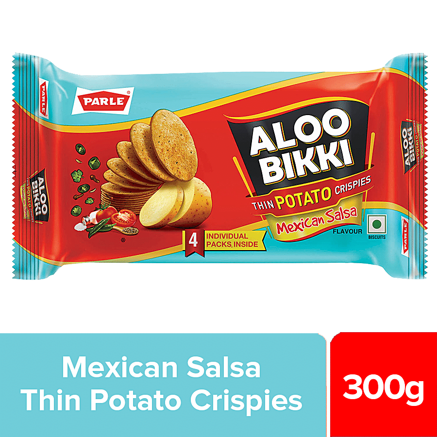 PARLE Aloo Bikki Thin Potato Crispies - Mexican Salsa