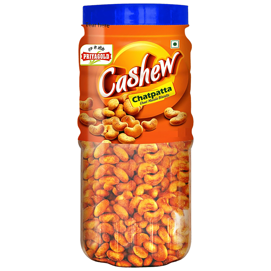 PRIYAGOLD Chatpatta Cashew - Chaat Masala Biscuits