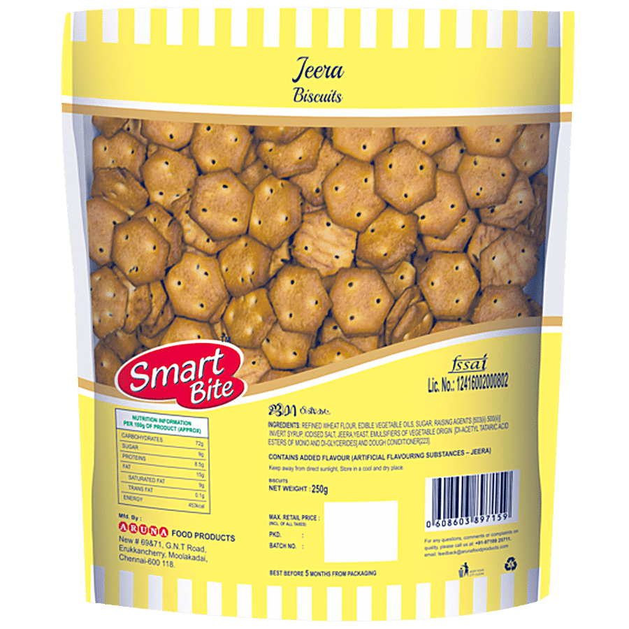 Smart Bite Jeera Biscuit - Crunchy