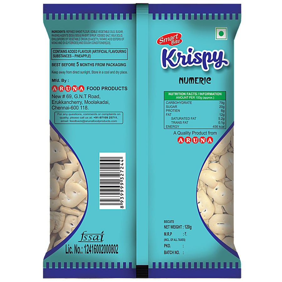 Smart Bite Krispy Numeric Biscuit - Crunchy