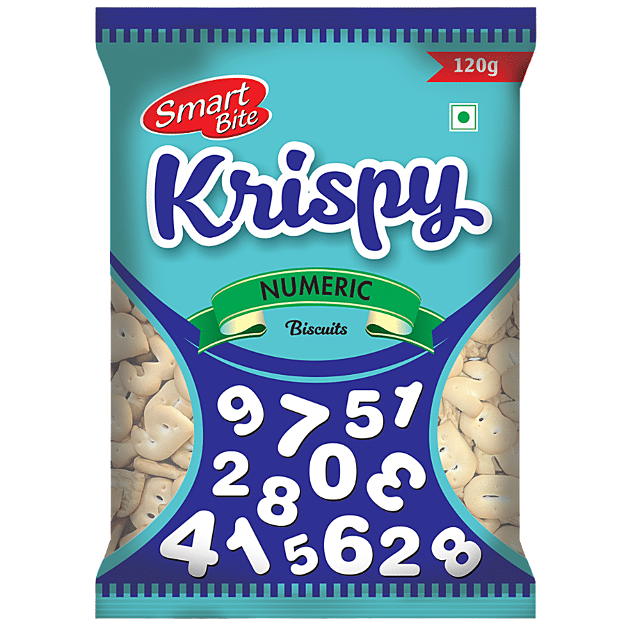 Smart Bite Krispy Numeric Biscuit - Crunchy