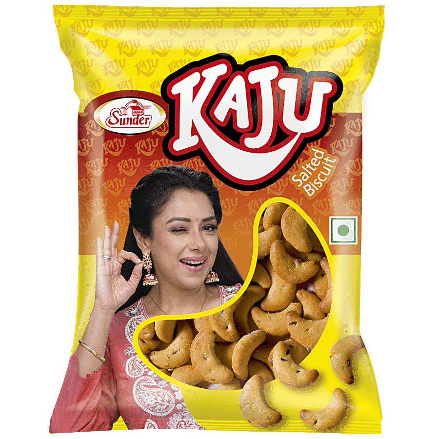 Sunder Kaju Salted Biscuits - Crispy & Healthy