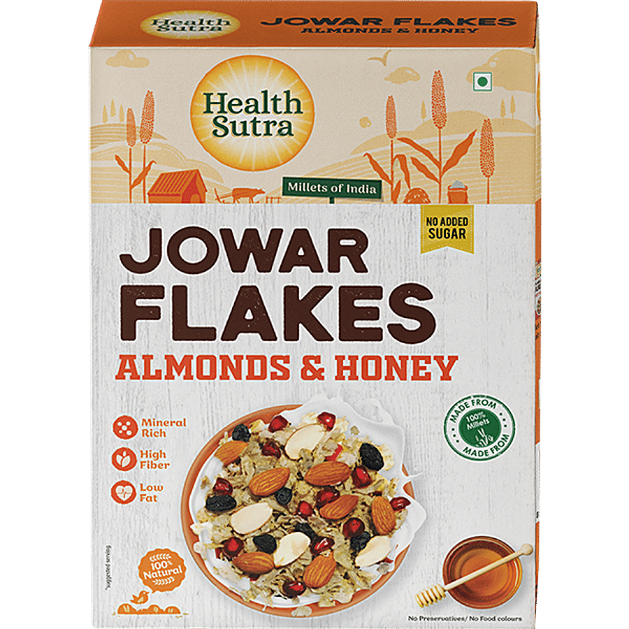 Health Sutra Jowar Flakes With Almonds & Honey