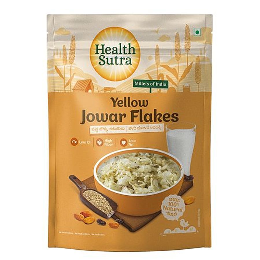 Health Sutra Poha/Flakes - Yellow Jowar