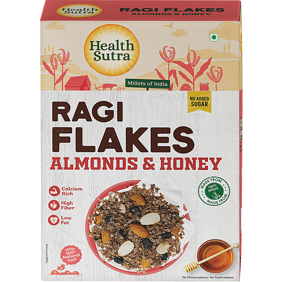 Health Sutra Ragi Flakes With Almonds & Honey