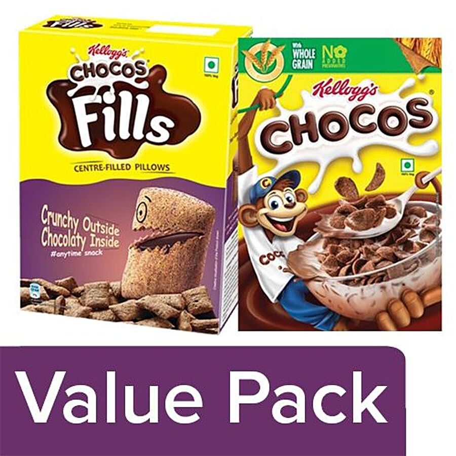 Kellogg's Chocos Fills 250 gm + Chocos 375 gm