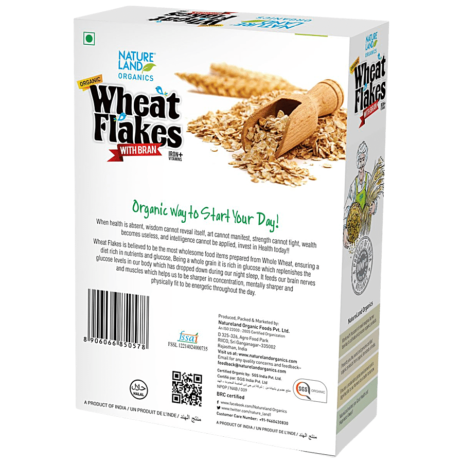 Natureland Organics Wheat Flakes