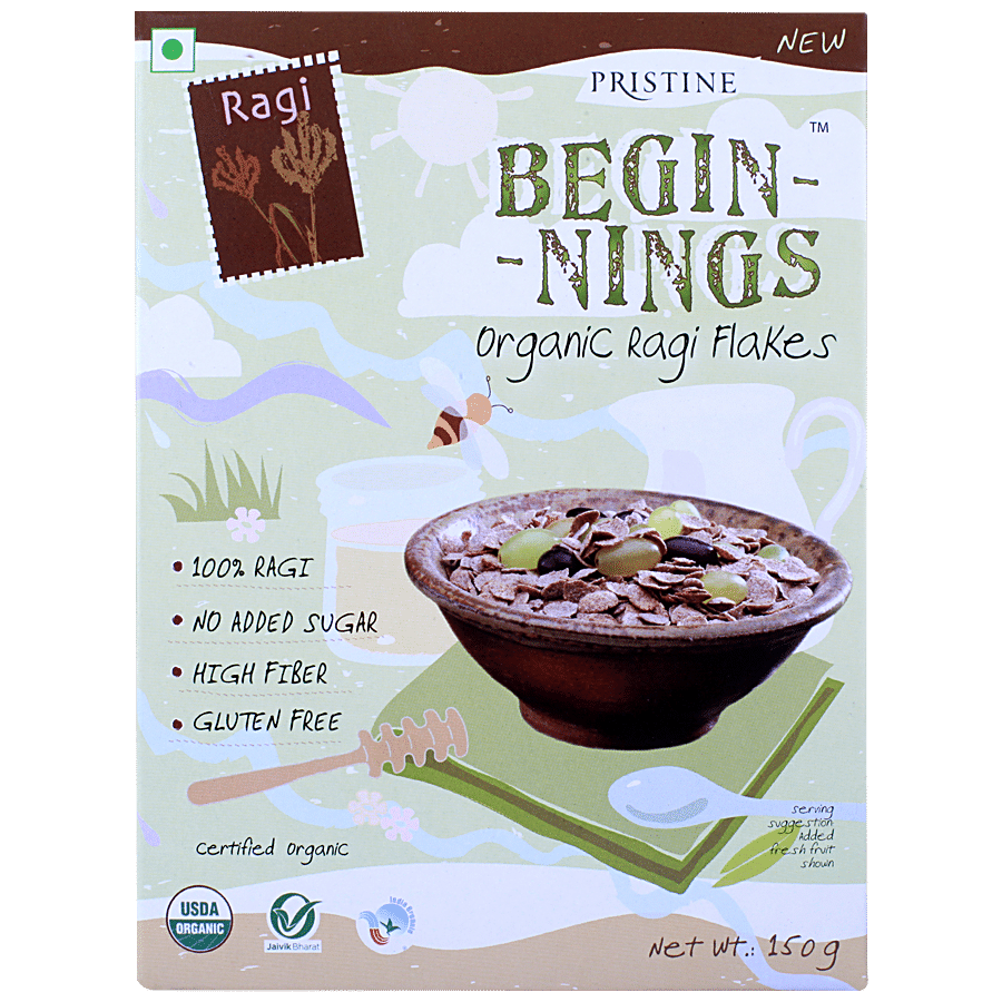 PRISTINE Beginnings - Organic Ragi Flakes