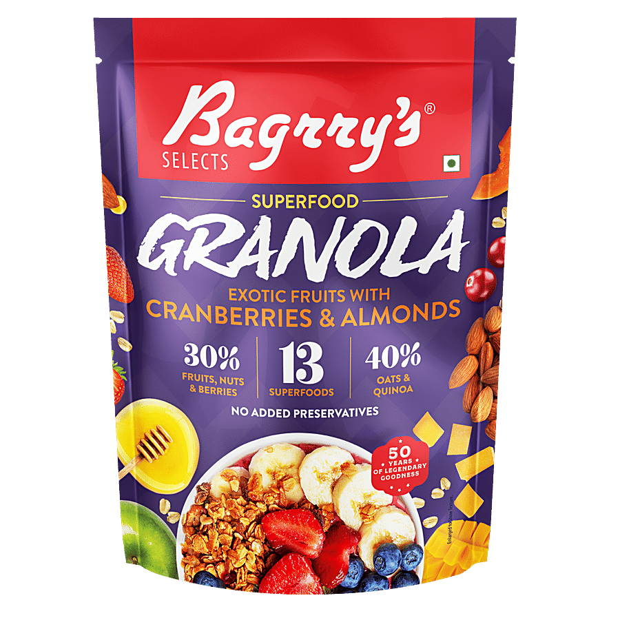 Bagrrys Granola Exotic Fruits - Cranberries