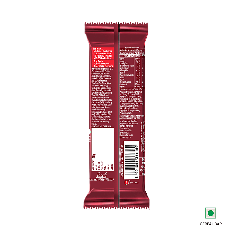 Britannia Be You Choco Berries Protein Bar