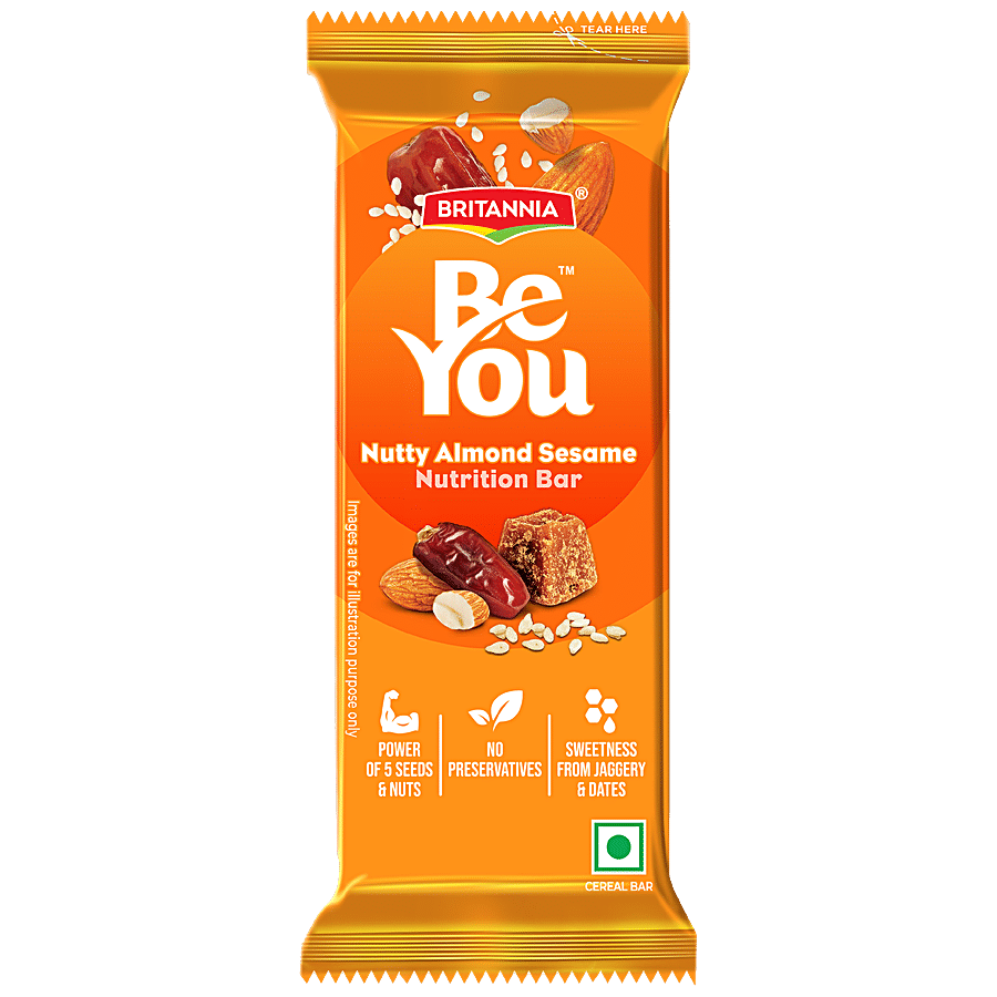 Britannia Be You Nutty Almond Sesame Nutrition Bar