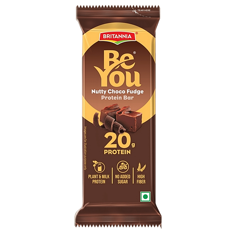 Britannia Be You Nutty Choco Fudge Protein Bar