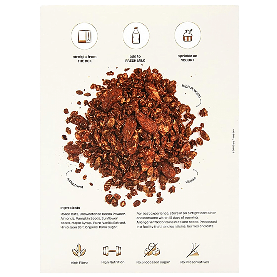 ELEVATE Granola Cocoa & Almonds - High In Protein