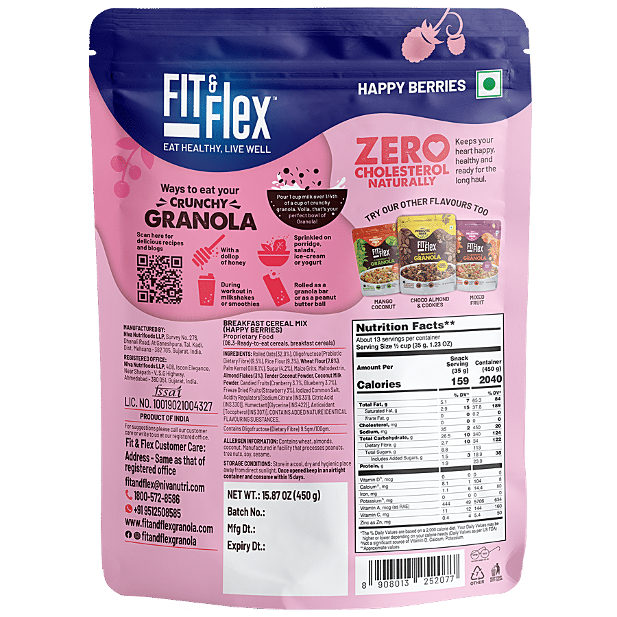 Fit & Flex Granola - Happy Berries