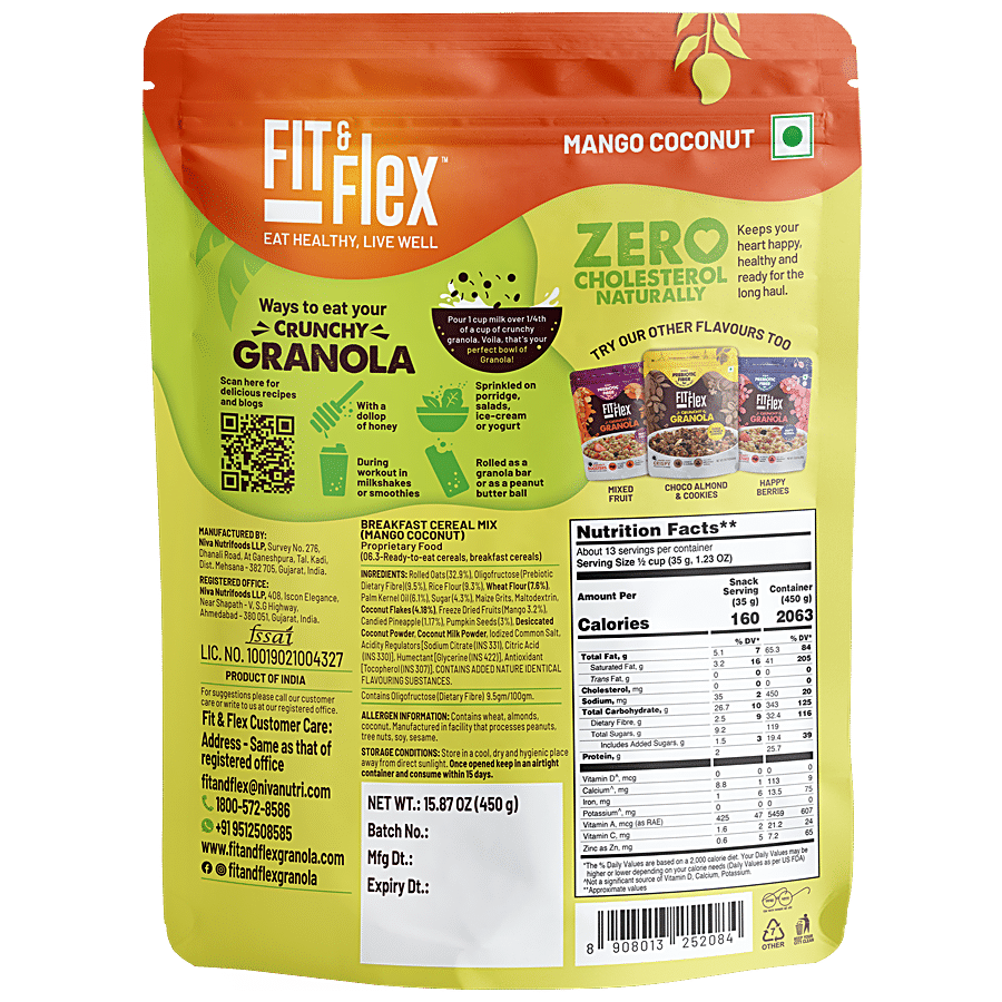 Fit & Flex Granola - Mango Coconut