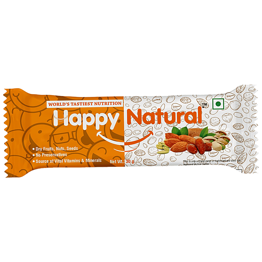 Happy Bar Natural Energy Bar With Dry Fruits