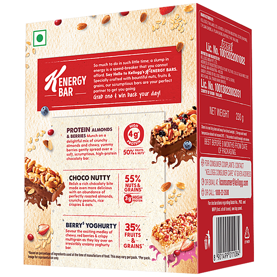 Kellogg's K-Energy Bars Variety Pack - 8 Bars