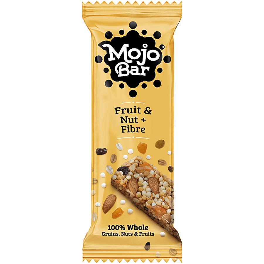 Mojo Bar Healthy Snack - Nutty Apricot + Fibre