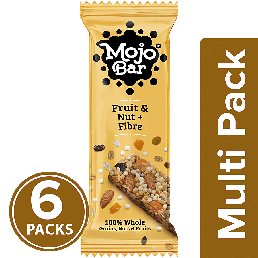 Mojo Bar Healthy Snack - Nutty Apricot + Fibre