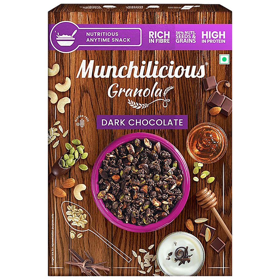 Munchilicious Granola  Breakfast Cereals - Dark Chocolate