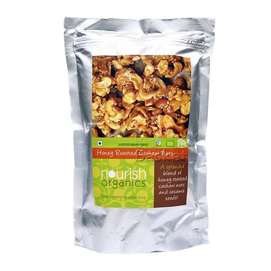 Nourish Organics Cashew Nuts - Honey Roasted