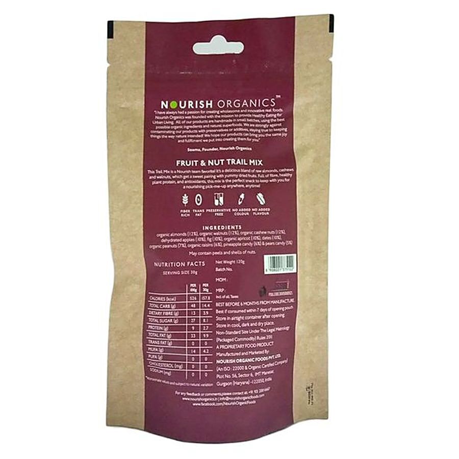 Nourish Organics Fruit & Nut Trail Mix