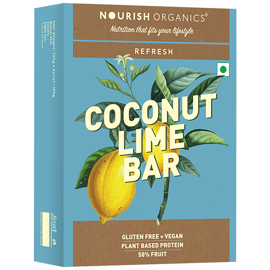 Nourish Organics Refresh - Coconut Lime Bar