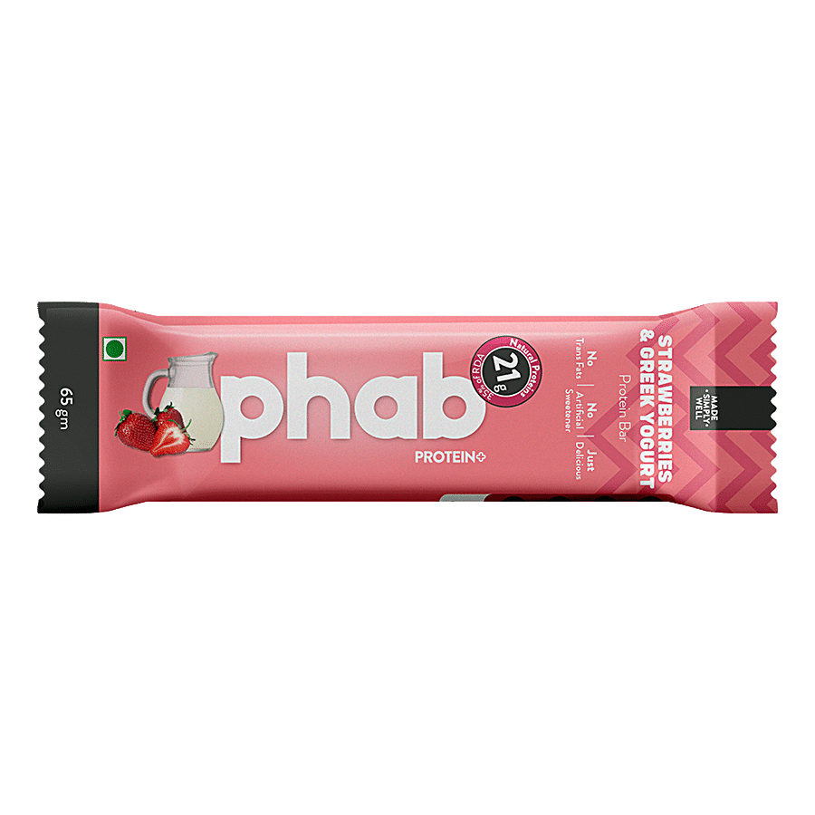 Phab Protein Bar - Strawberries & Greek Yogurt