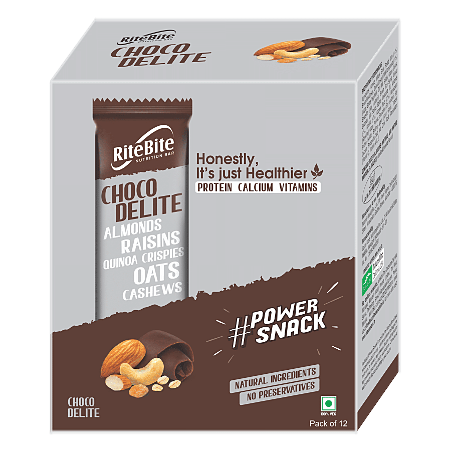 RiteBite Max Protein Multigrain Energy Bar - Choco Delite