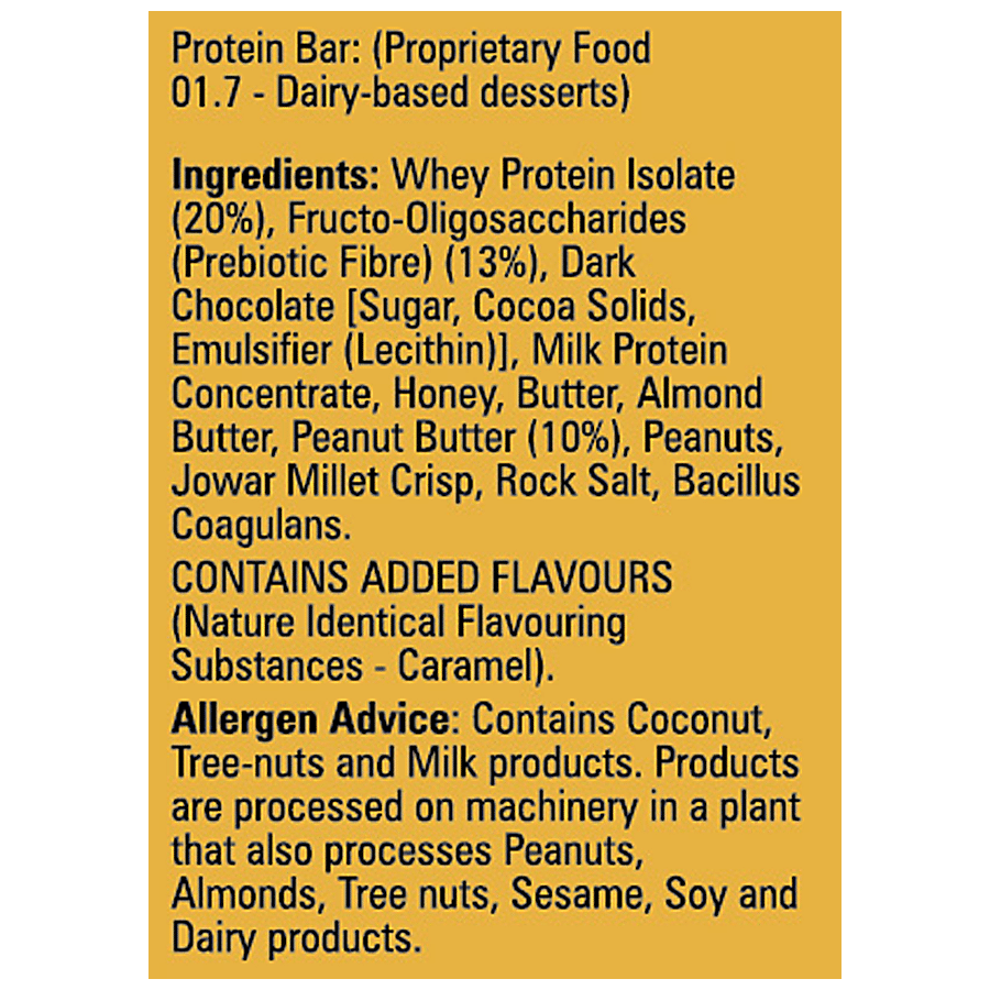 SIRIMIRI Athletes 20g Protein Bar - With Probiotic