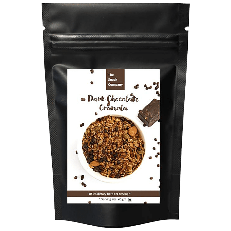 The Snack Company Dark Chocolate Granola - Rich In Fibre