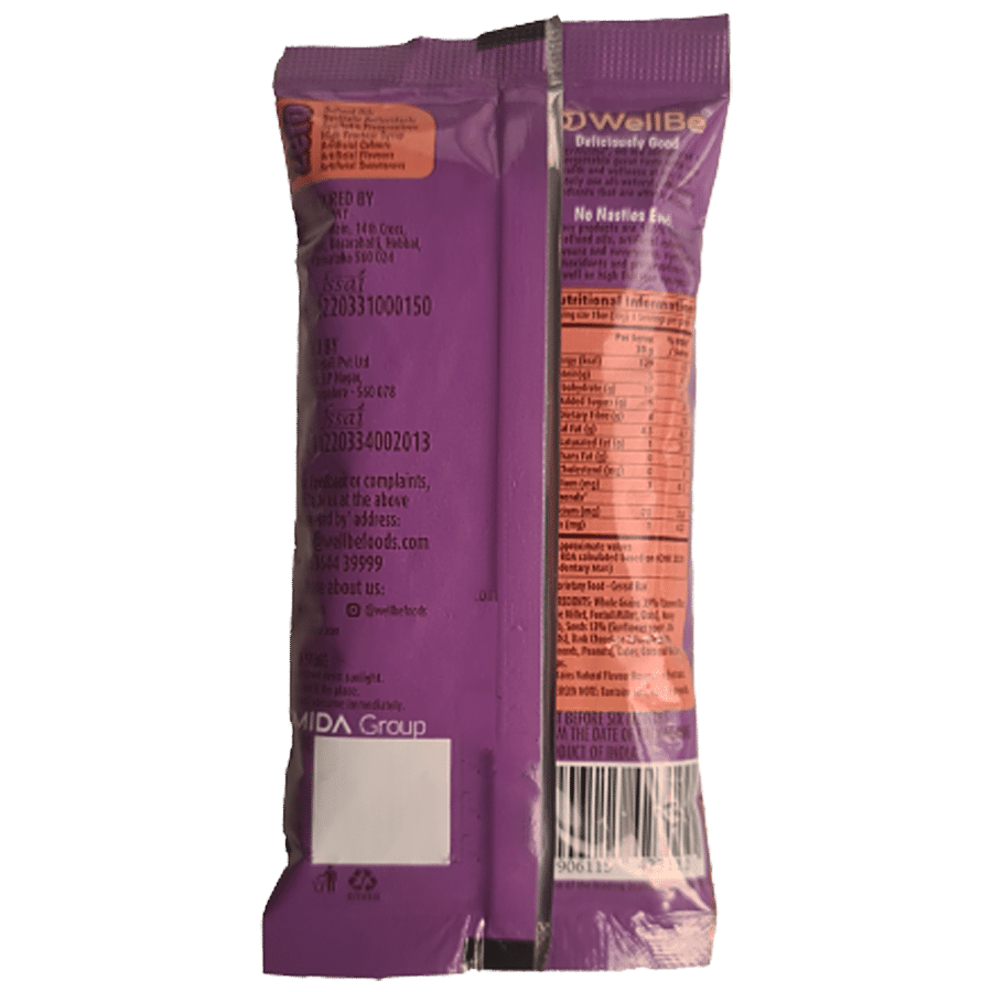 WellBe Wholesome Choco Chunk Delight Snack Bar