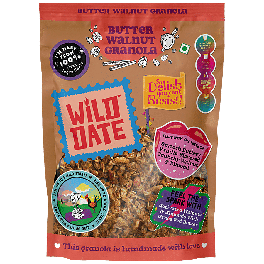 Wild Date Butter Walnut Granola - Gluten-Free