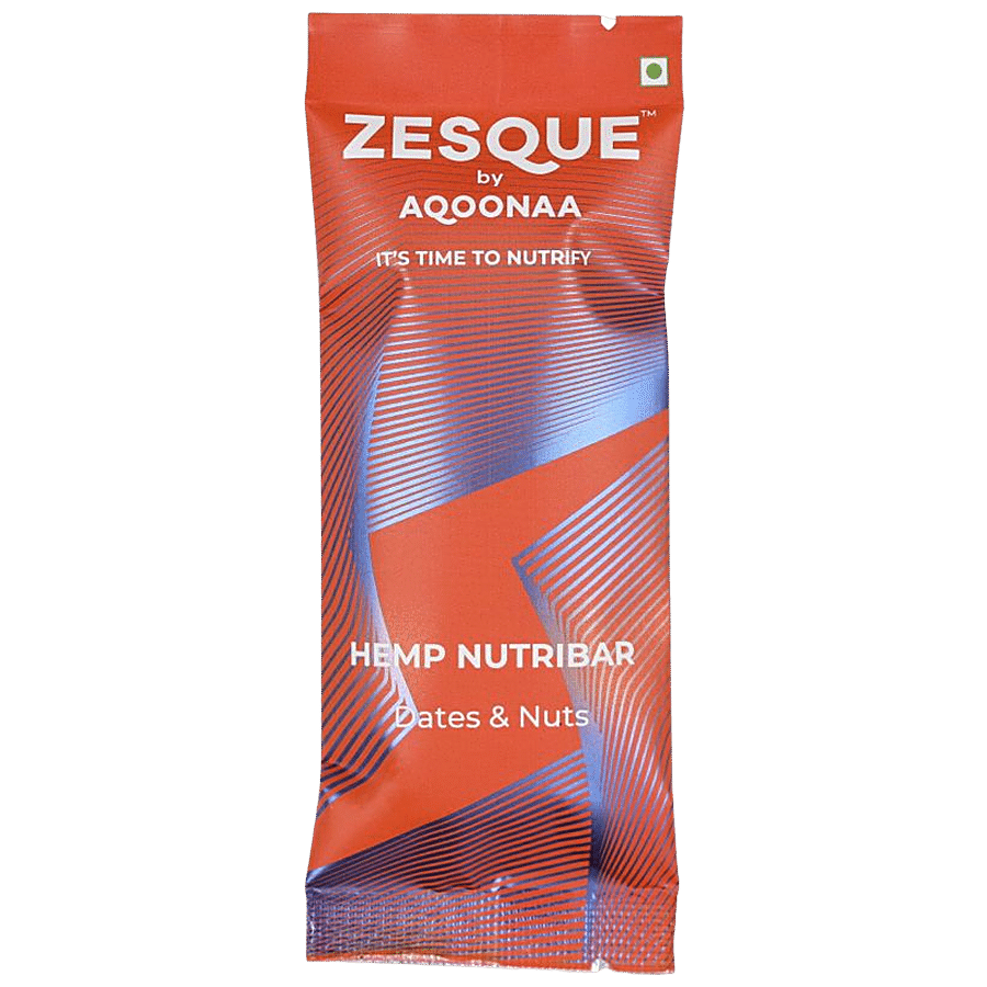 Zesque Dates & Nuts Hemp Nutribar