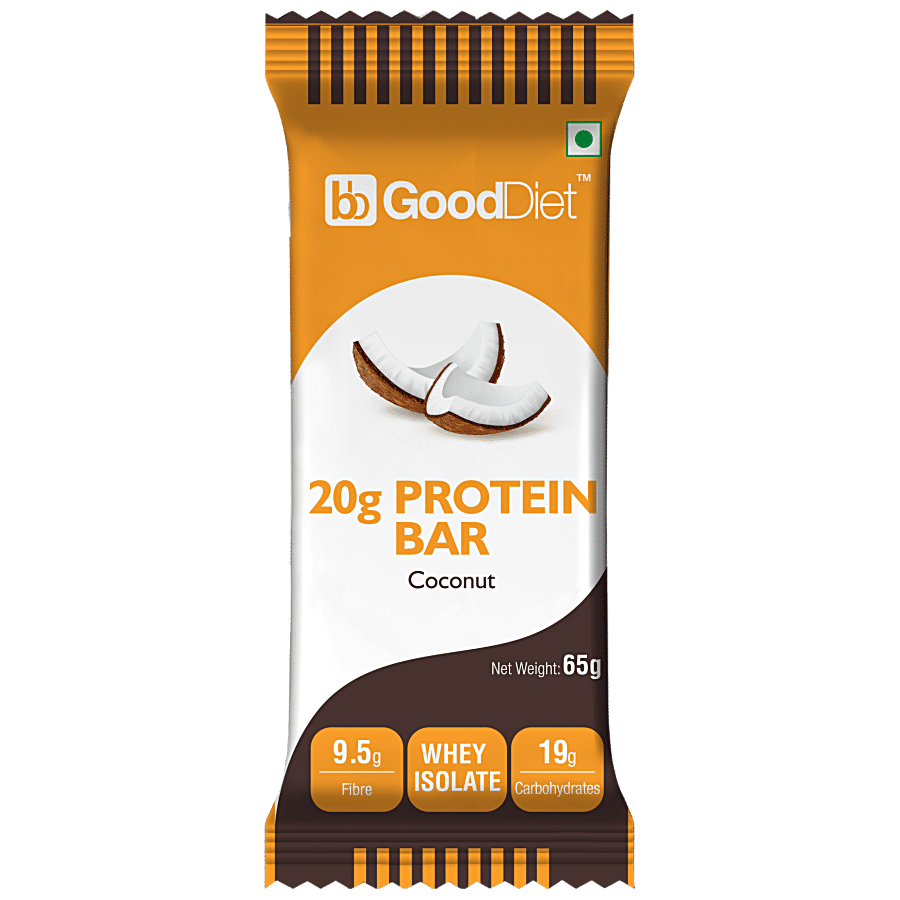 bb Gooddiet 20g Whey Protein Bar - Coconut