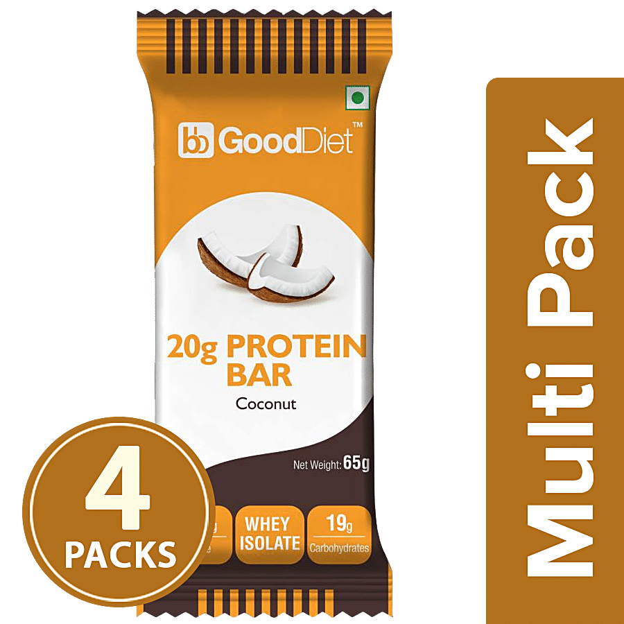 bb Gooddiet 20g Whey Protein Bar - Coconut