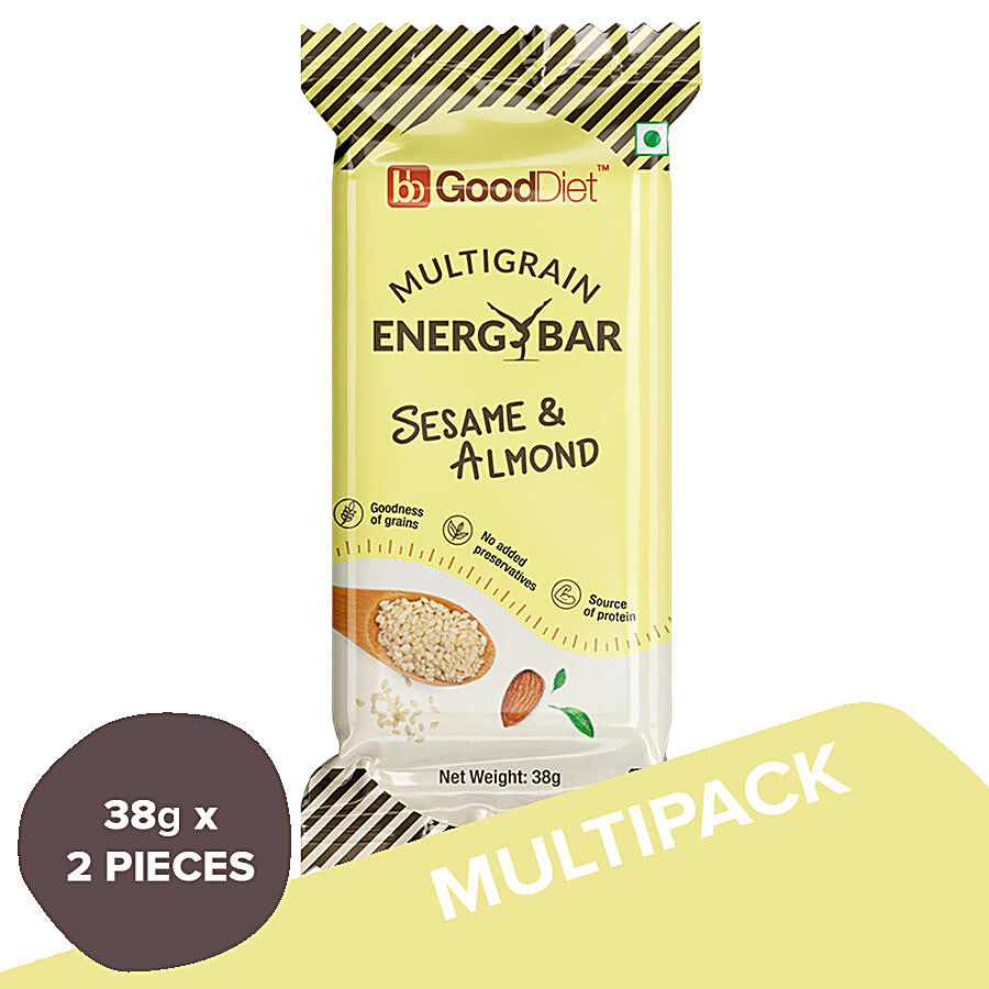 bb Gooddiet Multigrain Energy Bar Sesame & Almonds