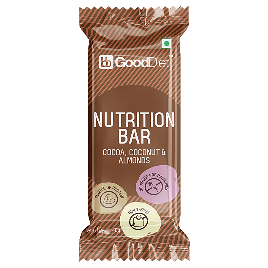 bb Gooddiet Nutrition Energy Bar - Cocoa Coconut & Almonds