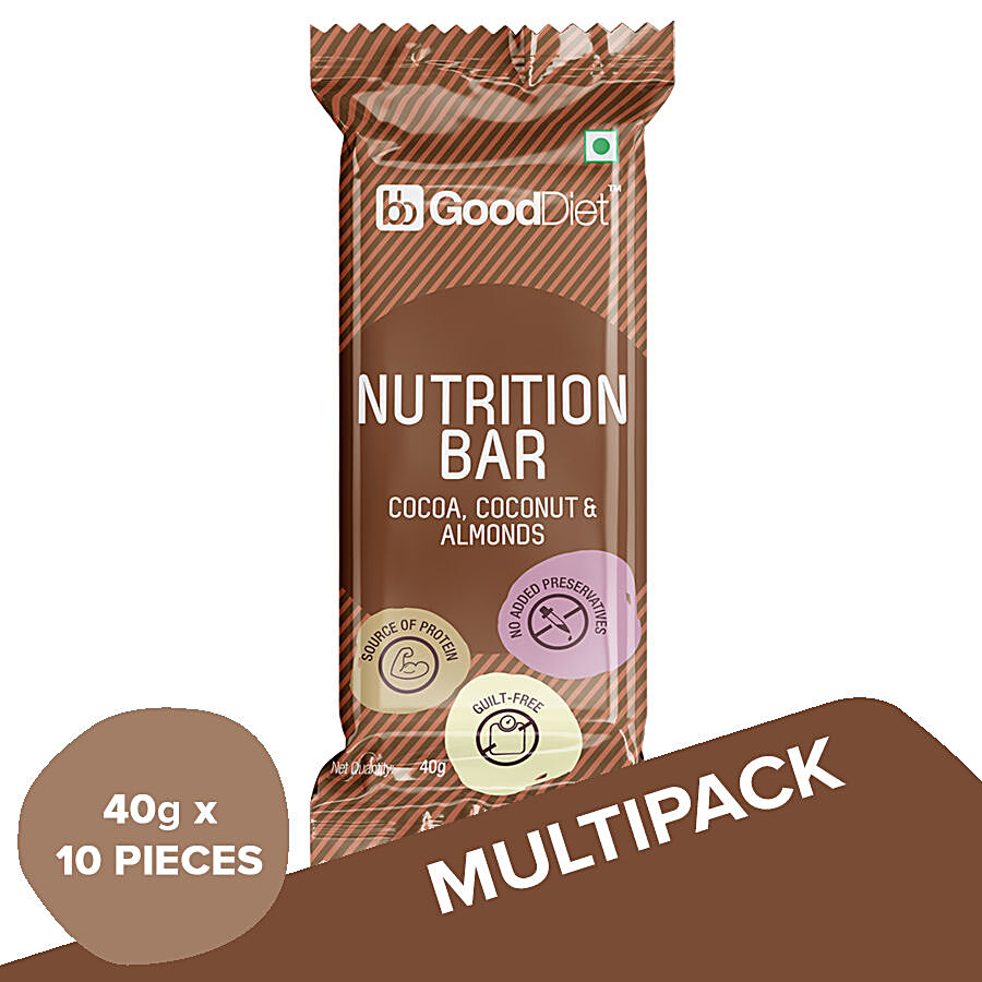 bb Gooddiet Nutrition Energy Bar - Cocoa Coconut & Almonds