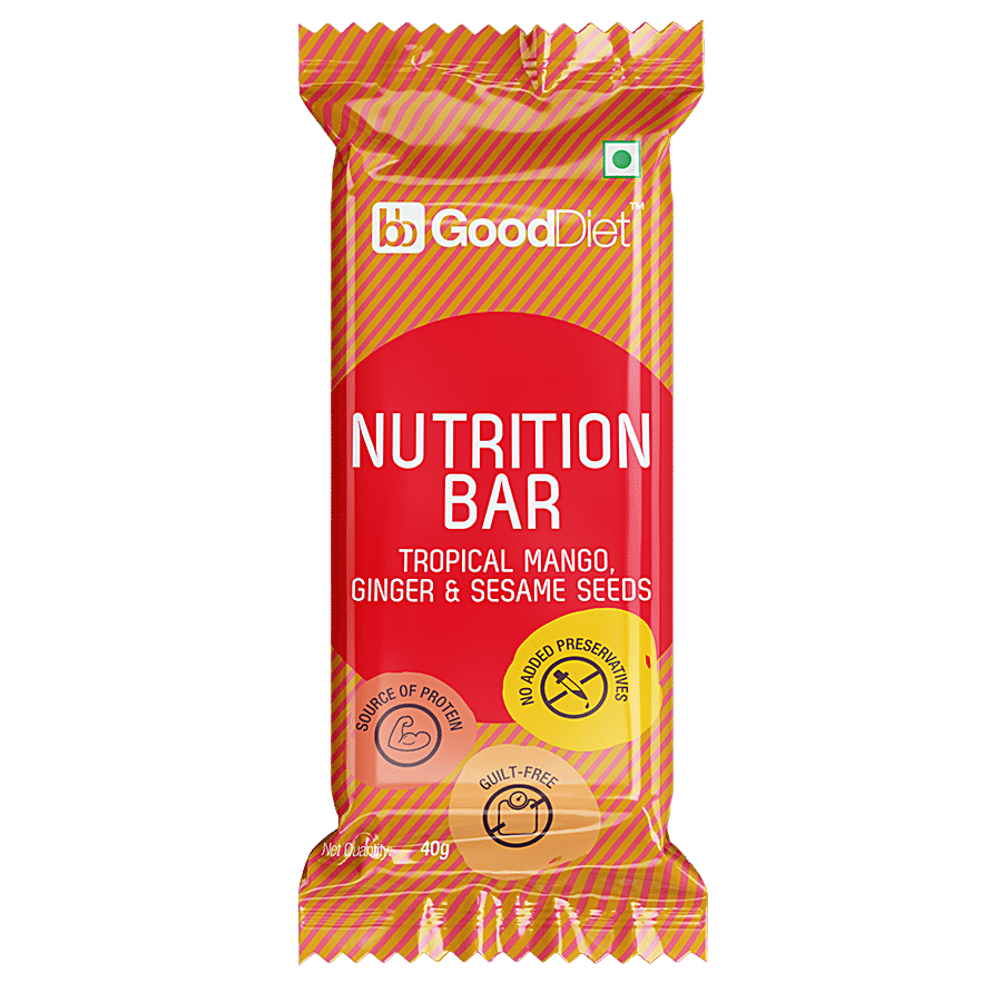 bb Gooddiet Nutrition Energy Bar - Tropical Mango