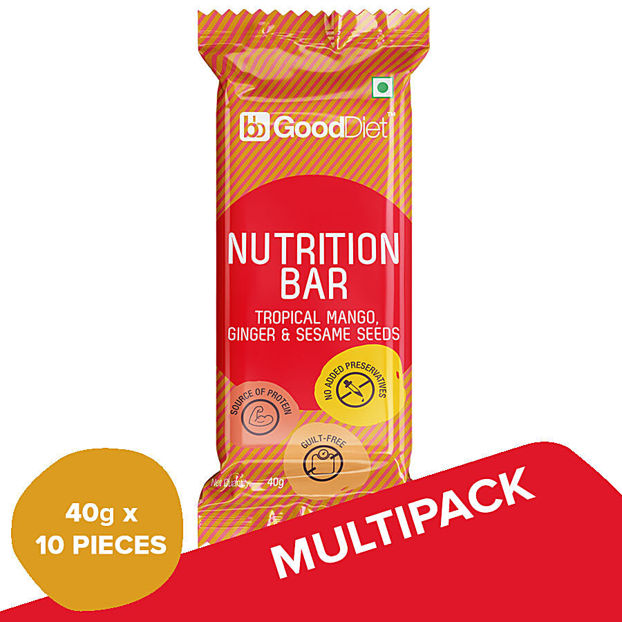 bb Gooddiet Nutrition Energy Bar - Tropical Mango