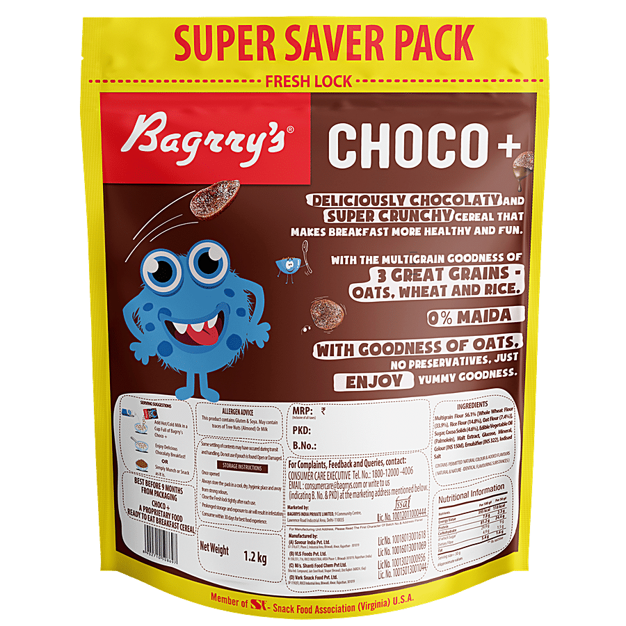 Bagrrys Choco Plus - Oats