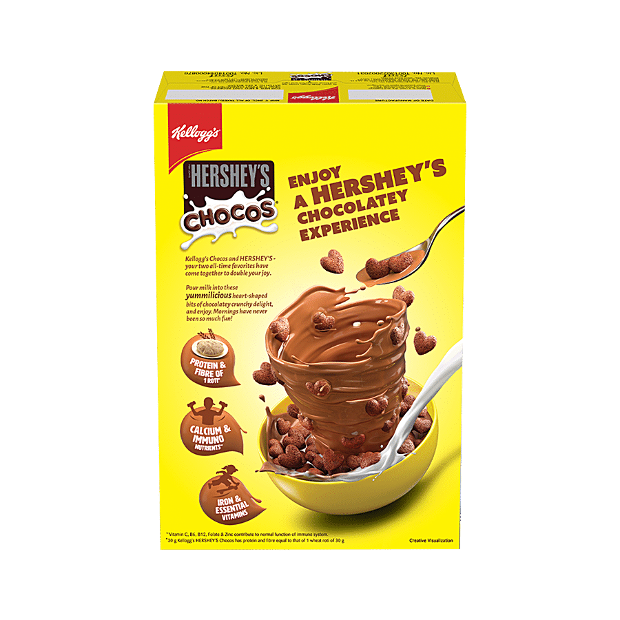 Kellogg's Hershey's Chocos - Chocolatey Breakfast Cereal For Kids