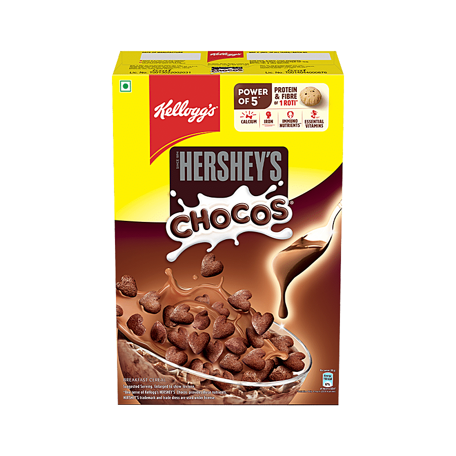 Kellogg's Hershey's Chocos - Chocolatey Breakfast Cereal For Kids