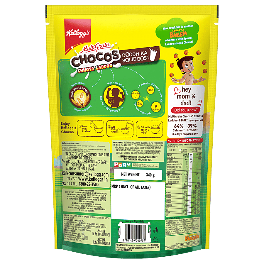 Kellogg's Multigrain Chocos Chhota Laddoo - Source of Calcium